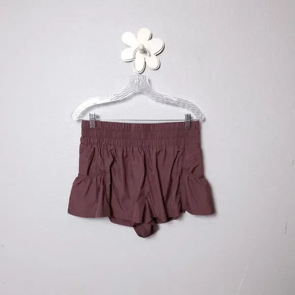 Free People Movement Eggplant Mini Running Water Swim Shorts - Picture 7 of 11